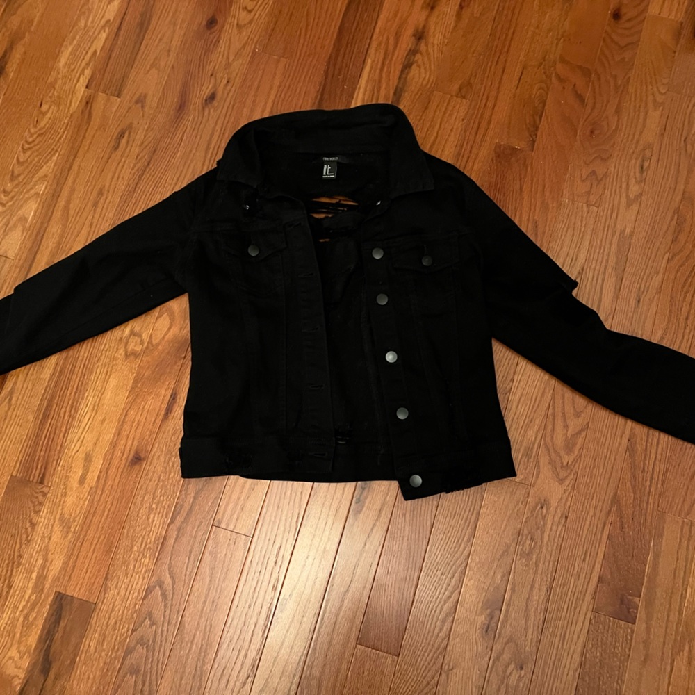 Black jean jacket